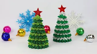 DIY Christmas Tree With Glitter Foam Sheet | How To Make Christmas Tree | Christmas Decoration Ideas