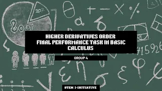 HIGHER ORDER DERIVATIVES - Final Performance Task in Basic Calculus