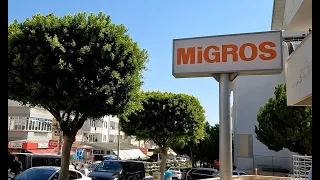 Турецкий маркет MiGROS, снятие наличных с карты МИР, обмен долларов на лиры, рублей на лиры в обмен