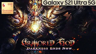 Armored God | MMORPG | Android Gameplay | Galaxy S21 Ultra 16/512 Snapdragon 888 | MS