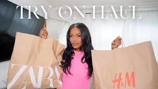 ZARA + H&M TRY ON HAUL