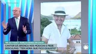 Cantor  Alcymar Monteiro - Dá Bronca em Músicos no Show