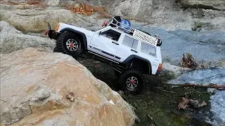 RC카 풀메탈 지프 체로키Xtra Speed SCX10 Jeep Cherokee Rock Crawler Adventure