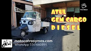 SALIENDO DE BODEGA CON UN MOTOCARRO ATUL GEM CARGO DIESEL 435CC (motocarrosymas.com)