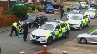 Amateur footage captures arrest of Jo Cox murder suspect