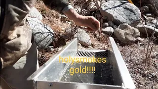 HIGH BANKING FOR GOLD!!    GOLD PROSPECTING!!!! Motherload gold!!!