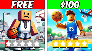 I Tested The Cheapest vs Most Expensive Roblox Basketball Games..