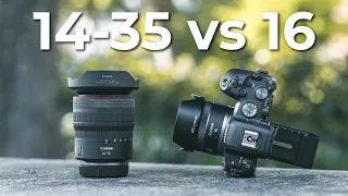 Canon 14-35mm vs RF 16mm | $1800 vs $350 which one is better?