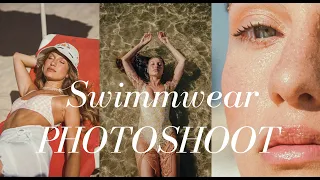 Swimwear photoshoot | Behind The Scenes | Fashion photography at the beach + using Lightroom Presets