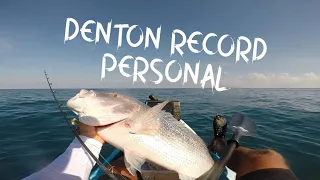 Denton a slow jigging con vinilo JLC Record personal desde kayak