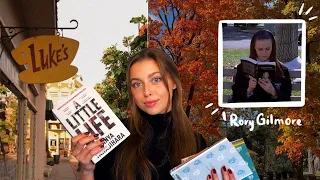 Неделя жизни в стиле Рори Гилмор 🍂📚| книги, учеба, осень в Париже