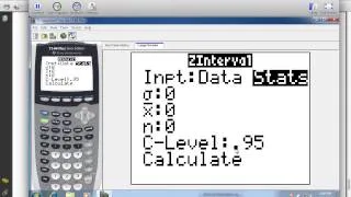 05 Using the TI 84 Calculator to Find Confidence Intervals