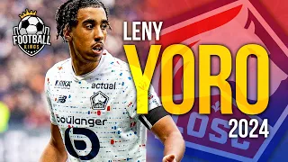 Leny Yoro 2024 - Brilliant Defensive Skills & Goals | HD