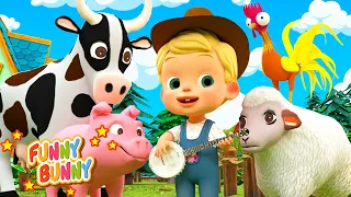Old MacDonald Farm || Kids Song & Nursery Rhymes | Funny Bunny