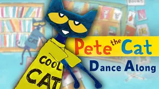 #ReadAlong PETE THE CAT and the Cool Cat Boogie by Kimberly & James Dean | Dance-Along!