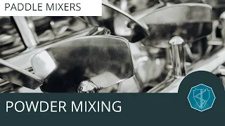 Paddle mixers: twin shaft paddle mixer