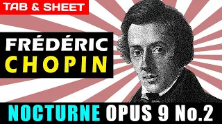 TAB/Sheet: Nocturne Opus 9 No 2 by Frédéric Chopin [PDF + Guitar Pro + MIDI]