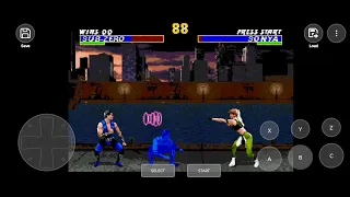 Sub-zero unmasked vs Sonya Blade mk3 part 4