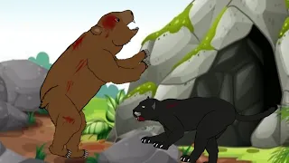 Black Panther vs Grizzly Bear - DC2 Animation