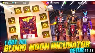 New Blood Moon Incubator Royale I Got Golden Samurai Bundle & Frosted Samurai Garena Free Fire 2020