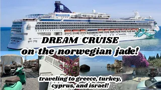 norwegian jade cruise 2023 vlog! | greece, israel, turkey, cyprus