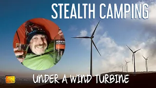 STEALTH CAMPING UNDER A WIND TURBINE / Wild camping UK / County Durham / Auchentoshan whisky review