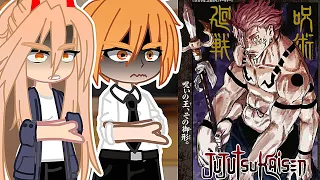 Chainsaw React to Ryomen Sukuna/Jujutsu Kaisen||Anime hater react to jujutsu kaisen