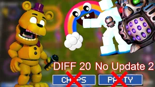 The ULTIMATE FNaF World Challenge NO CHIPS NO BYTES NO UPDATE 2 DIFFICULTY 20