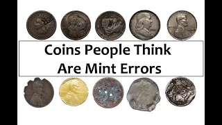 Coins People Think These Are Mint Errors! Most Damaged Coins On The Planet!