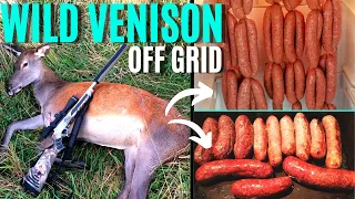 How to make wild venison sausages