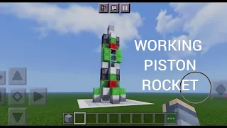 How to make a working rocket in Minecraft pe