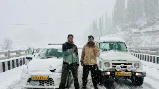 Rohtang pass open  ?।। Heavy snow ।। Road open today  ।।  live Snowfall update।। 1/5/2024 new vlog ।