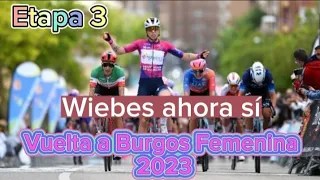 Vuelta a Burgos Femenina •Etapa 3• Victoria de Lorena Wiebes