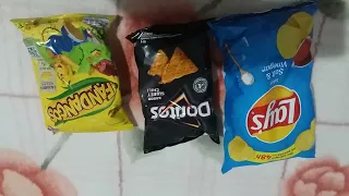 Salgadinhos que pedi pro pai trazer para o lanche de fim de semana