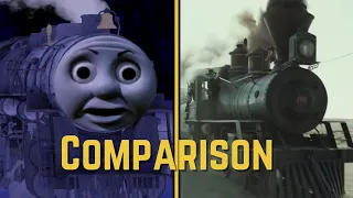 Polar Express Train Chase v. Lone Ranger Train Chase - A Side by Side Comparison