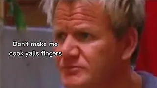 I edited a Kitchen Nightmares episode while eating raw eggplant