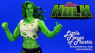 Green She-Hulk Marvel Legends Series Fan Channel Reseña Revisión Review Little Pieces Plastic