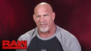 Goldberg gets brutally honest about Brock Lesnar: Raw, Nov. 7, 2016