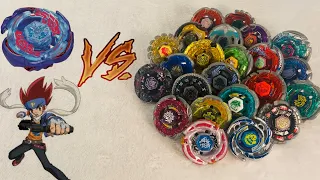 Galaxy Pegasus W105R2F vs Every Metal Masters Beyblade!!! (CHAMPION OF METAL MASTERS!?)