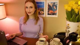 ASMR | Travel Agent Roleplay (You're going to Bergen/Norway)✈️ Soft Spoken, Tracing, Paper, Keyboard