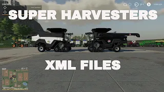 How To Use XML Files to make Super Harvesters