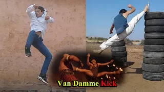 Unleashing the Van Damme Kick || A Tribute to Martial Arts Legend (Jump spinning hook kick)