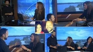 Moment News anchor's shock as boyfriend surprised her with his very own proposal live on-air.