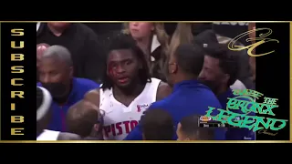 Lebron James Isaiah Stewart both ejected after Elbow then scuffle. FULL VIDEO