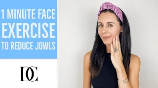 1 Minute Face Exercise To Reduce Jowls