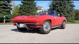 1965 Chevrolet Corvette Fuel Injected Fuelie in Red 4 Speed & Ride - My Car Story with Lou Costabile