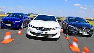 Ford Mondeo vs Mazda 6 vs Peugeot 508