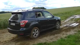 TSFJO. Two minutes "Champagne" off-road with my Stock Subaru Forester SJ