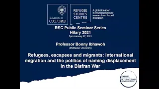 International migration and the politics of naming displacement in the Biafran War