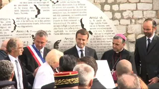 Macron: le père Hamel, "l'humanisme face à l'obscurantisme"